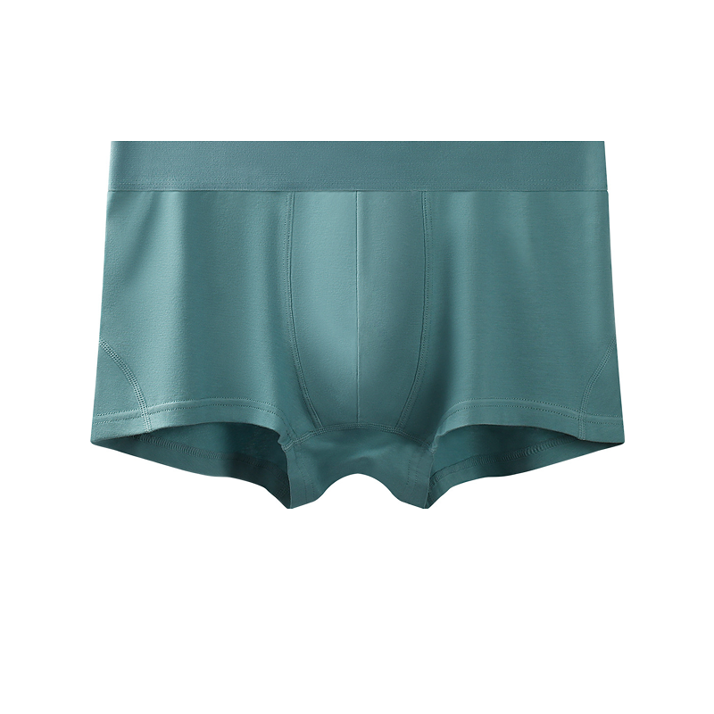 Mens-Antibacterial-Trunk-Underwear-Green
