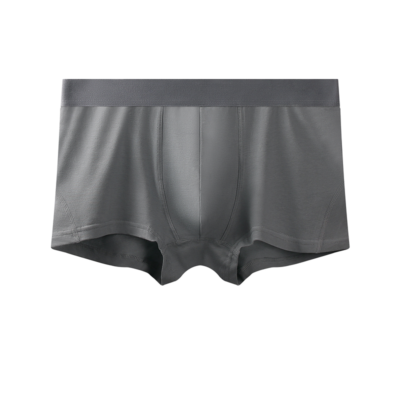 Mens-Antibacterial-Trunk-Underwear-Grey
