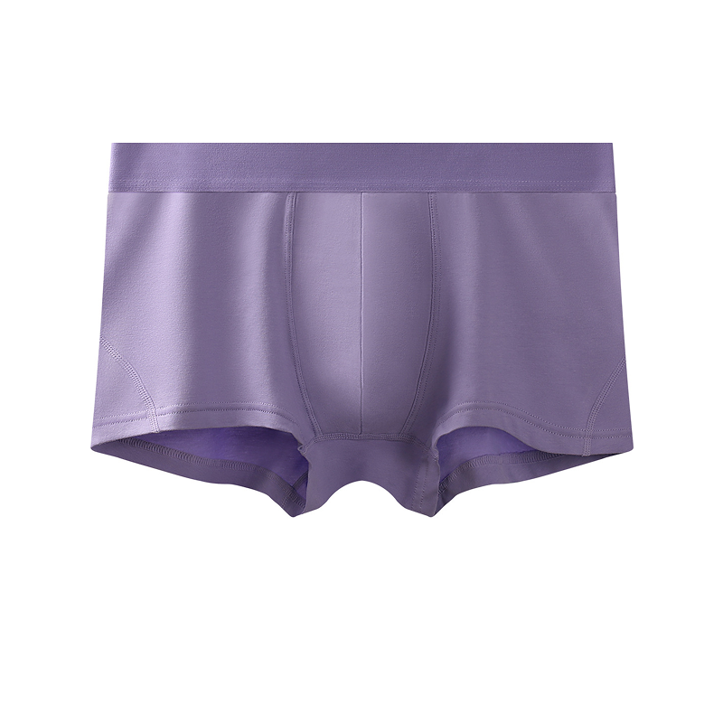 Mens-Antibacterial-Trunk-Underwear-Purple