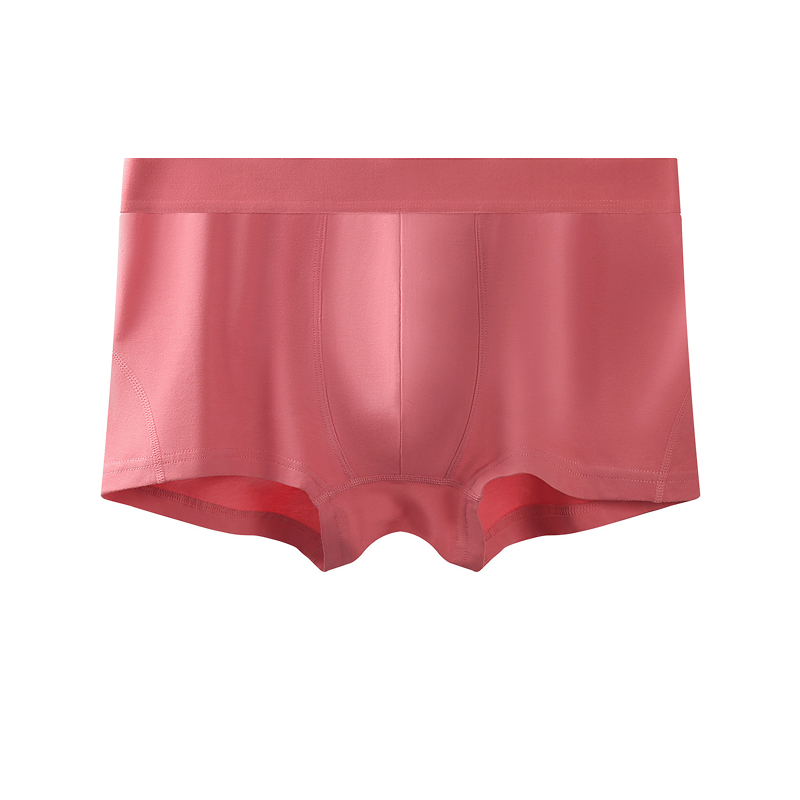 Mens-Antibacterial-Trunk-Underwear-Red