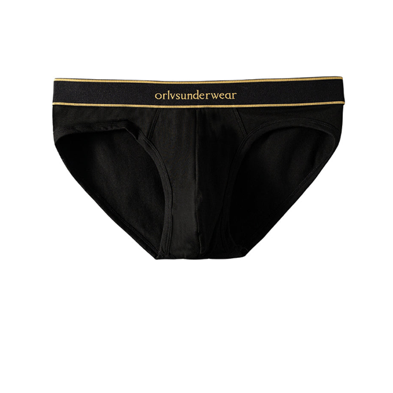 Mens-Breathable-Low-Rise-Sexy-Brief-black