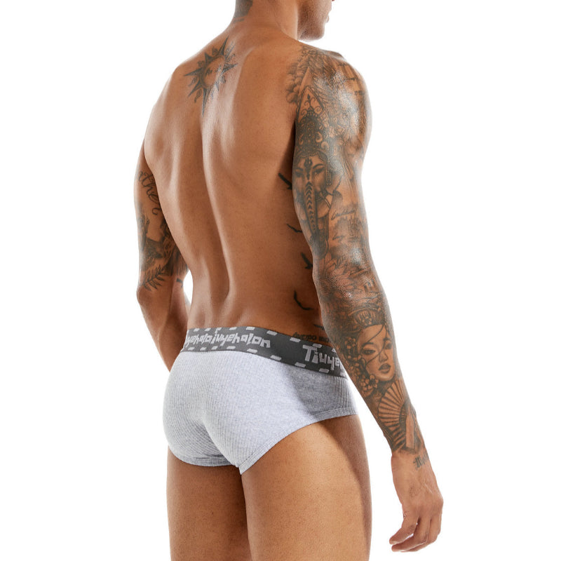 Men's CoreFlex-Cotton-Sport-Brief-Grey