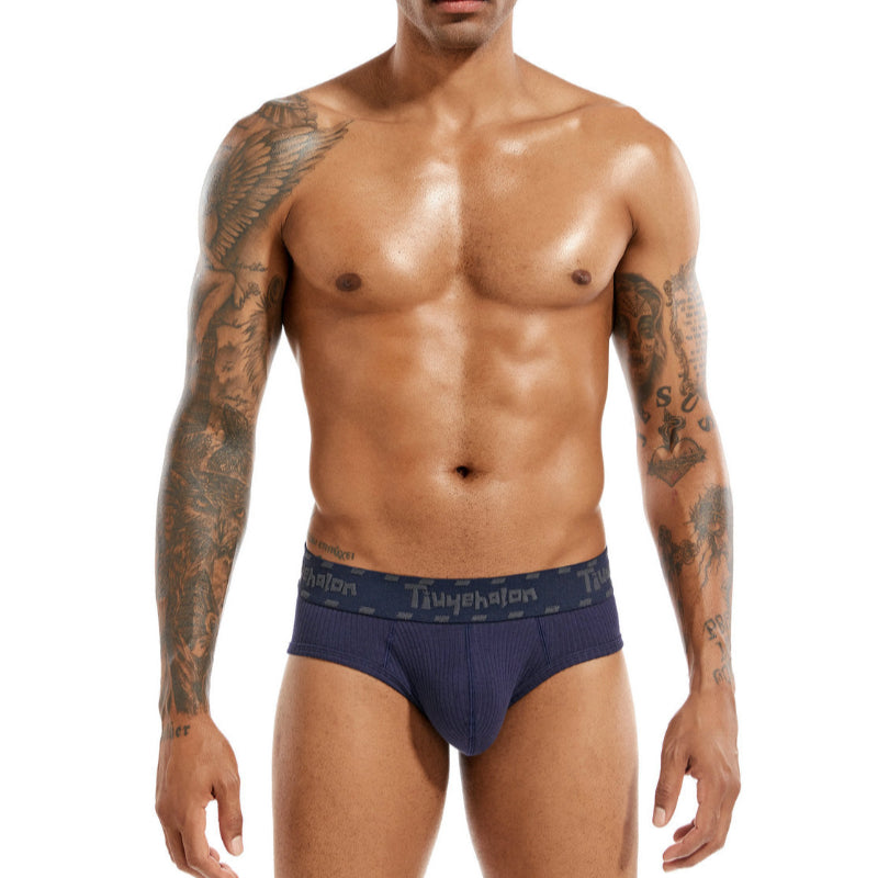 Men's CoreFlex Cotton Sport Brief dark blue front