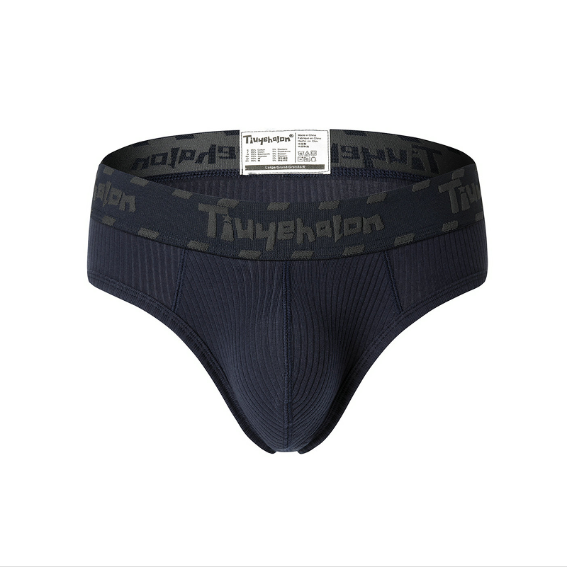 Men's dark blue CoreFlex Cotton Sport Brief