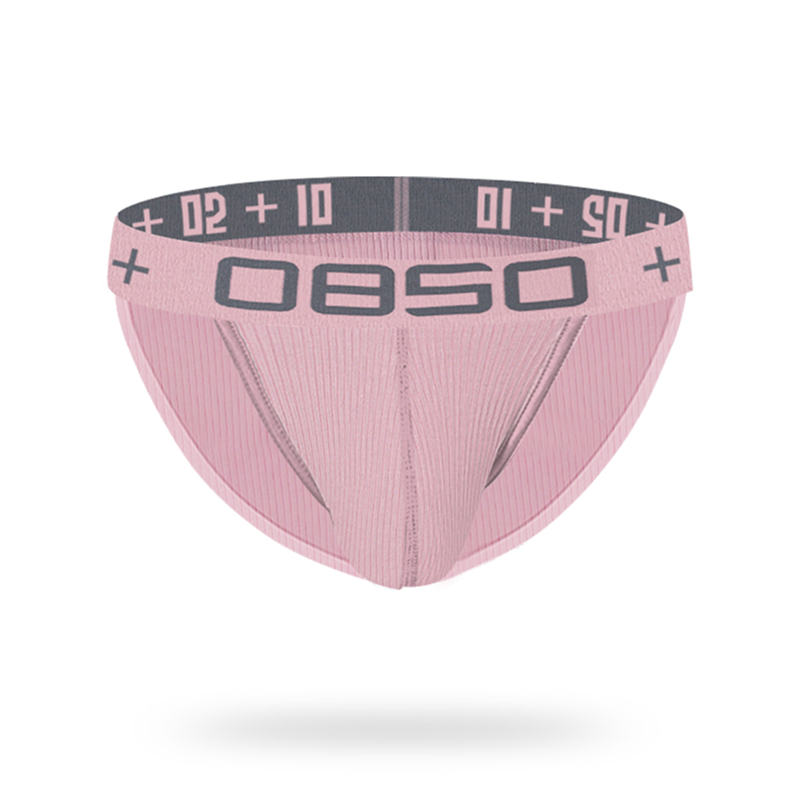 Mens-High-Cut-Sports-Brief-Pink