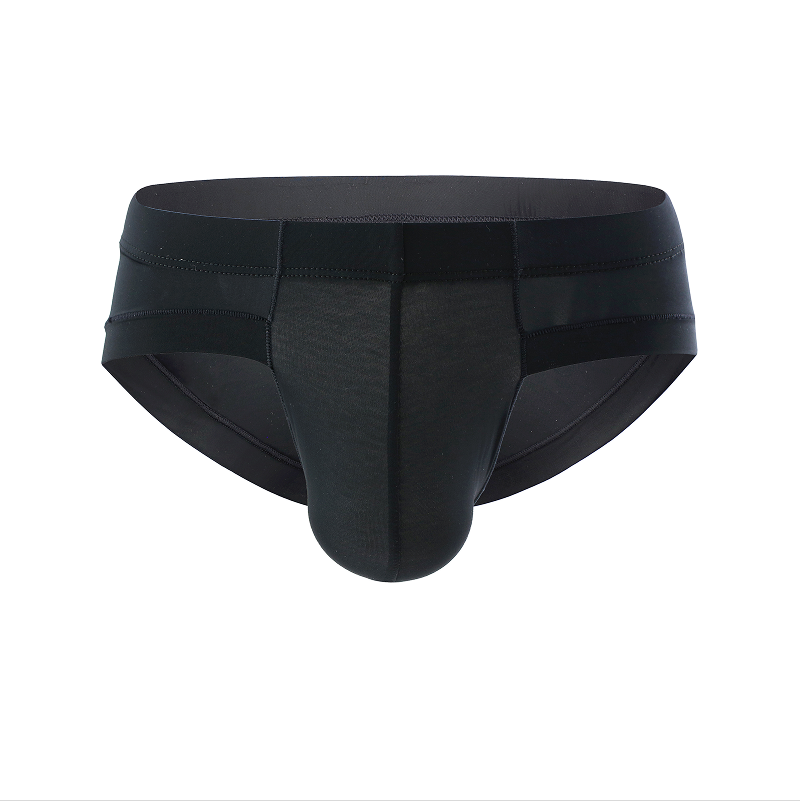 Mens-Lifting-Icy-Silk-Breathable-Brief-black