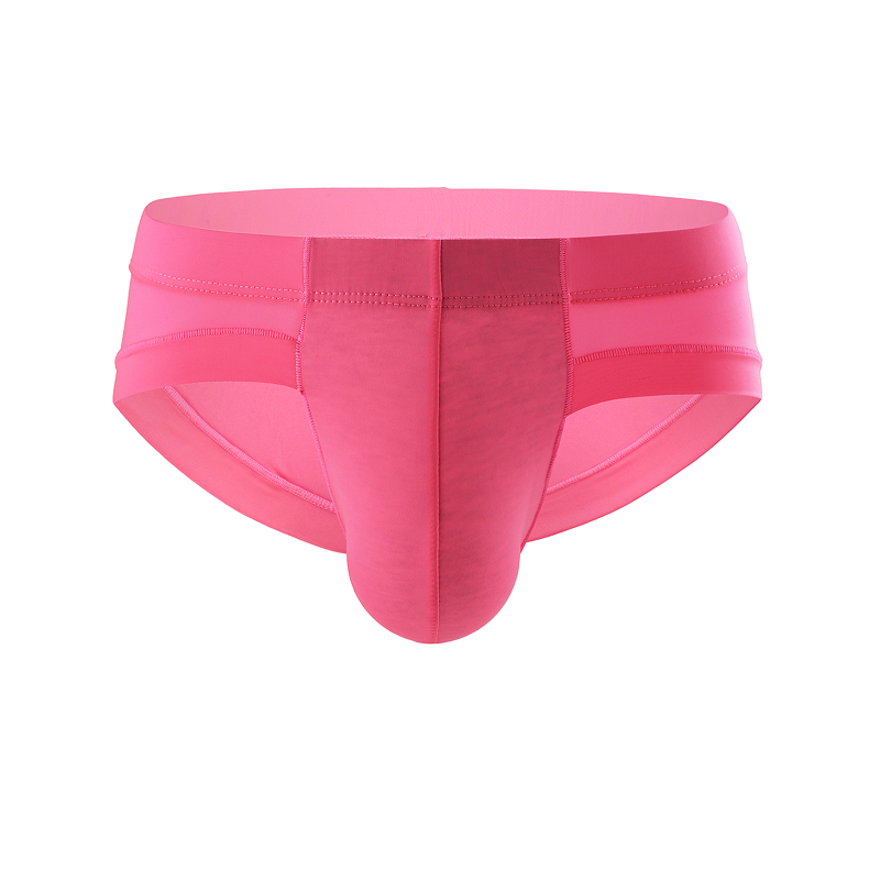 Mens-Lifting-Icy-Silk-Breathable-Brief-red