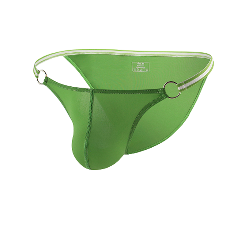 Mens-Ring-Strap-Ice-Brief-Green