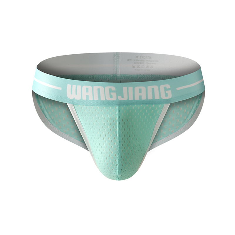 Mens-Sheer-Mesh-Cheeky-Brief-Green