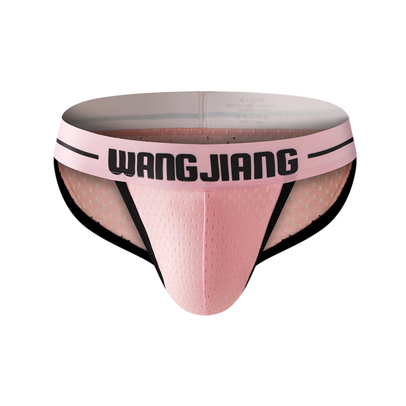 Mens-Sheer-Mesh-Cheeky-Brief-Pink