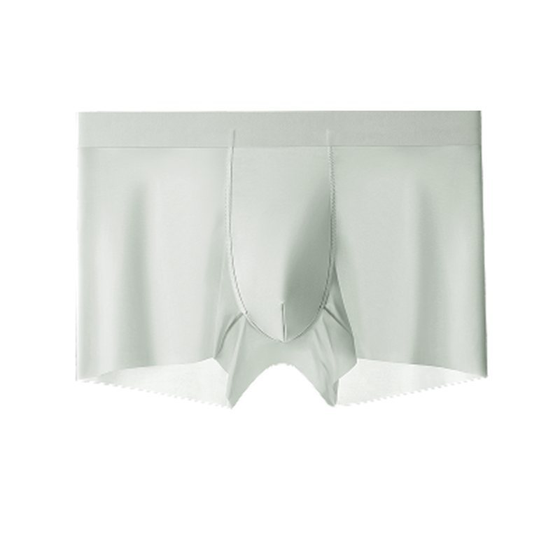 Mens-Ultra-Light-IceSilk-Trunk-White