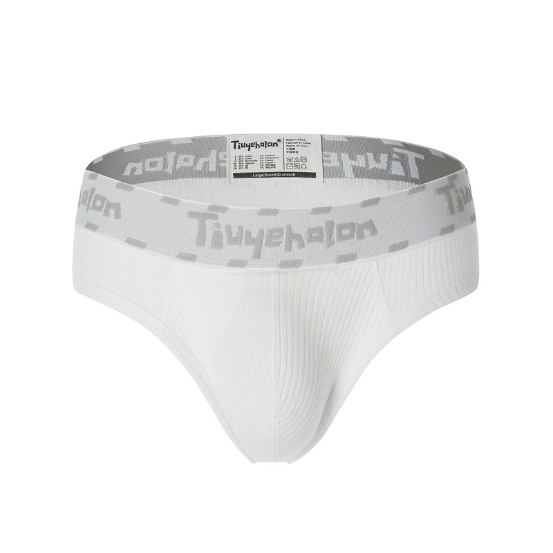 Men's White CoreFlex Cotton Sport Brief