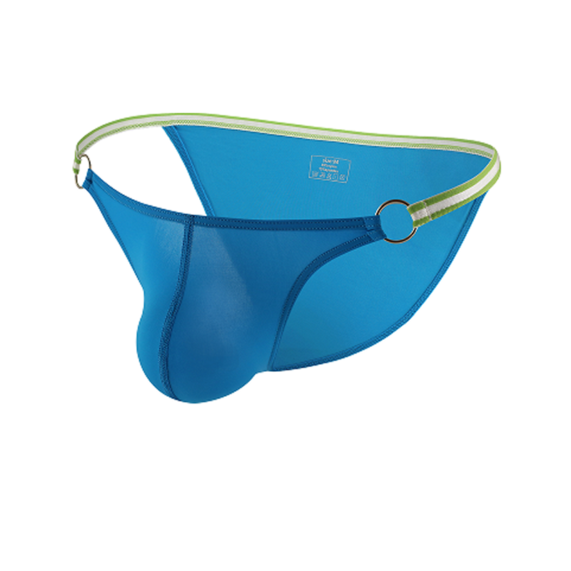 Mens-Ring-Strap-Ice-Brief-Blue