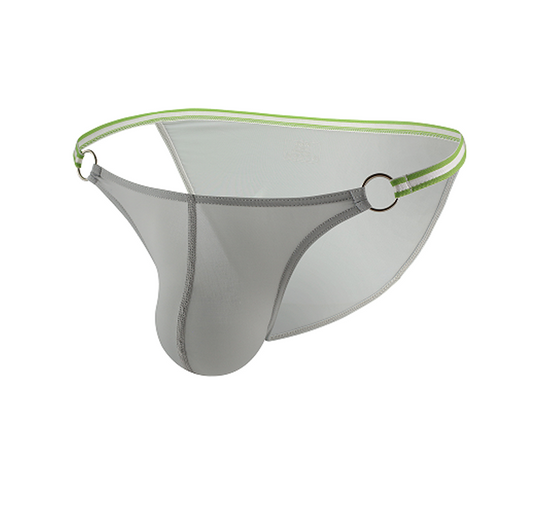 Mens-Ring-Strap-Ice-Brief-Grey